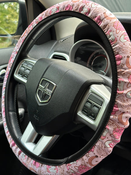 Cosmic Cowgirl Steering Wheel Cover