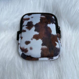 Brown & Black Cowhide Pattern 40oz cup pouch