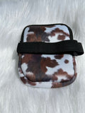 Brown & Black Cowhide Pattern 40oz cup pouch