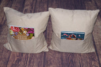 18x18 Pocket pillow cover