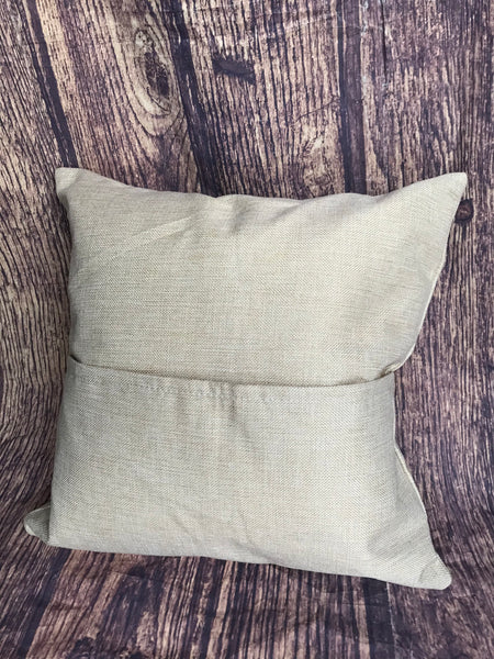 18x18 Pocket pillow cover