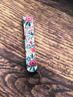 Multi-Flower Wrist Keychain Holder