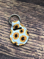 Sunflower on White Background Quarter Holder