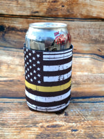 Thin Gold Line Flag Can Holder
