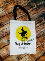 Witch Halloween Handle Bag