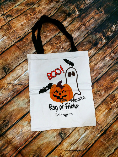 Ghost Halloween Handle Bag