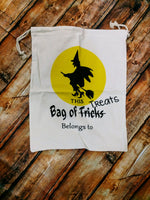 Witch Halloween Drawstring Bag
