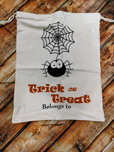 Spider Halloween Drawstring Bag