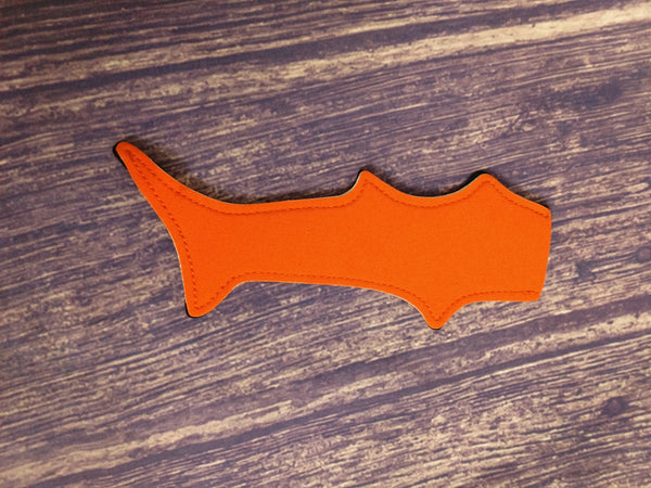 Orange Shark Tail Popsicle Holder