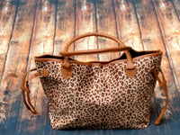 Leopard Shopping Tote