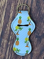 Pineapples & Palm Trees Chapstick Holder