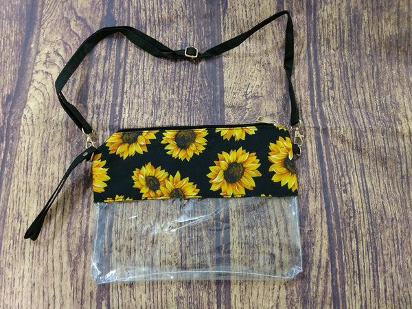 Sunflower Stadium Wristlet/Shoulder Bag