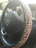 Leopard Steering Wheel Cover