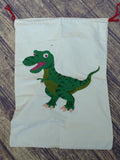 Dinosaur Santa Sack