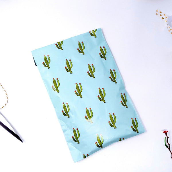 6 x 9 Cactus Poly Mailer - 10 Pack