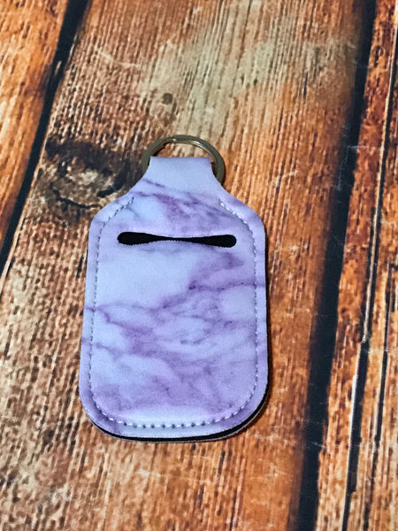 Purple Marble Hand Sanitizer Holder
