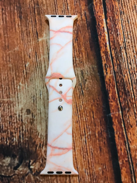 Pink Marble Watch Band