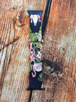 Bull Skull & Flamingo Watch Band