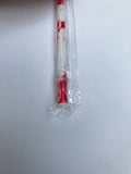 Blood Splatters on White Reusable Straw