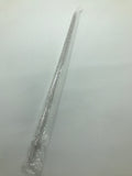 Clear Straw with Multi-Color Glitter Reusable Straw