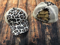 Leopard Criss Cross Hat