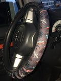 Western with Serape Lightning Steering Wheel Cover