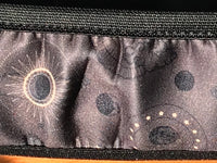 Sun & Moon Cosmos Design on Dark Gray Steering Wheel Cover
