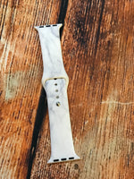 White Marble Watch Band