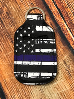 Thin Blue Line Hand Sanitizer Holder