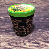 Pint Size Leopard Ice Cream Holder