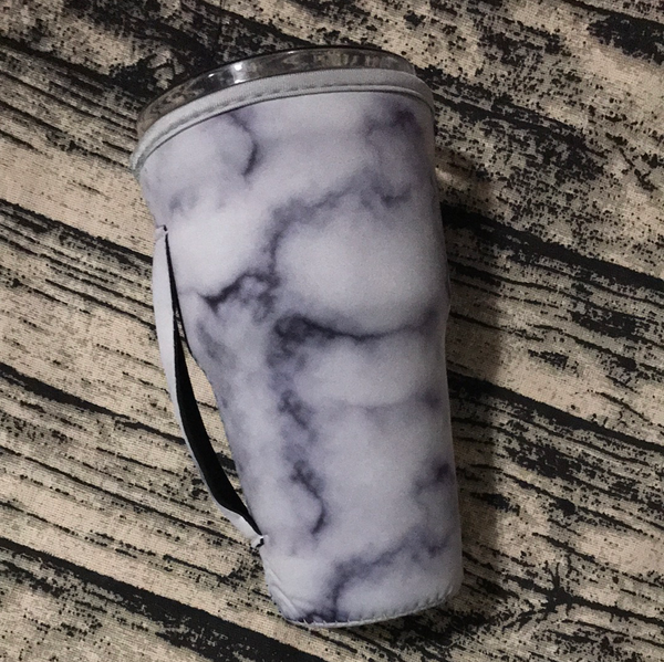 Gray, Black & White Marble 30oz Tumbler Sleeve