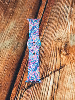 Purple Watercolor Paisley Watch Band