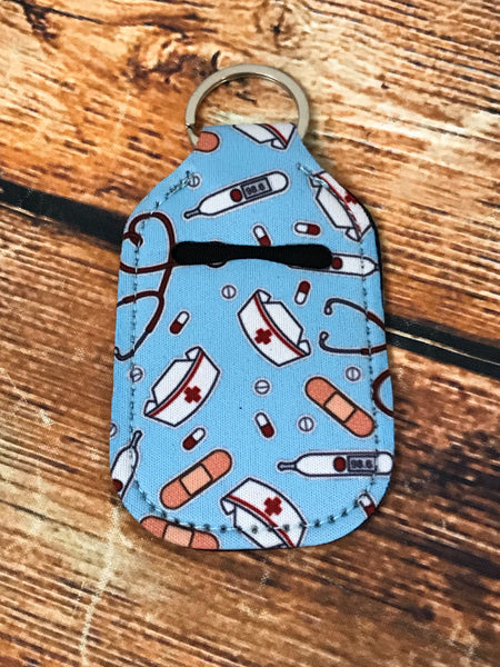 Nurse on Blue Hand Sanitizer Holder