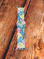 Green, Blue & Pink Coral Watch Band