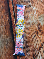 Pink, Yellow & Purple Design  Watch Band