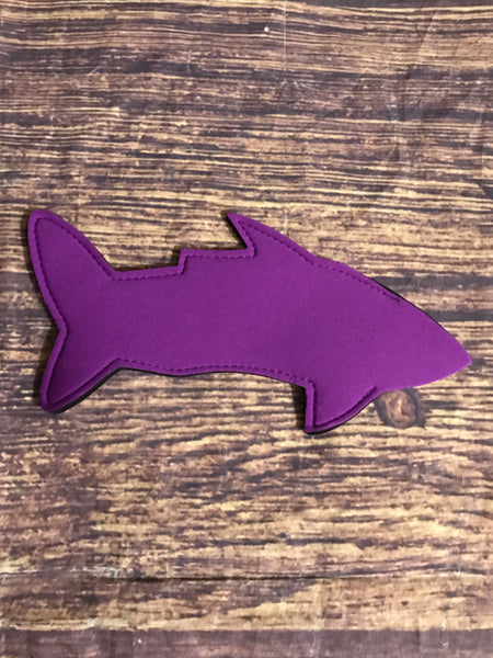 Purple Shark Popsicle Holder