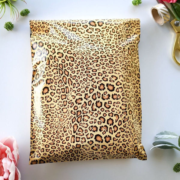 6 x 9 Leopard Poly Mailer - 10 Pack