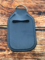 Blank Gray Hand Sanitizer Holder