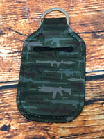 Camo Guns Hand Sanitizer Holder