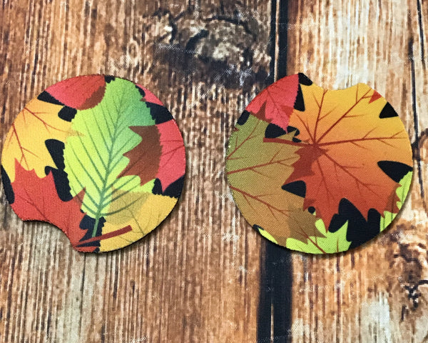 2.5” Fall Leaves Coaster Set