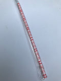 Red Christmas Sweater on White Reusable Straw