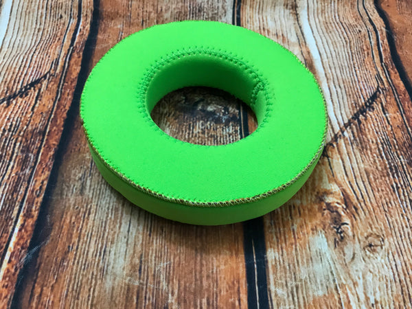 Neon Green Neoprene Cup Float Rings