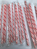 Candy Cane Stripes Reusable Straw