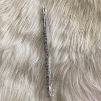 Colorful Leopard Reusable Straw
