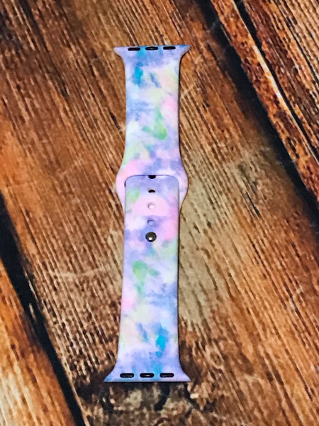 Pink & Purple Marble Watch Band