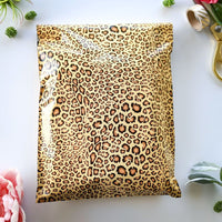 10 x 13 Leopard Poly Mailer - 10 Pack